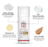 EltaMD UV Clear Tinted Broad-Spectrum SPF 46 —