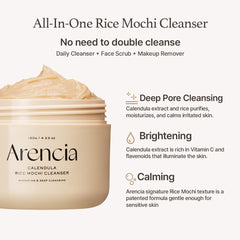 Arencia Calendula Rice Mochi Cleanser