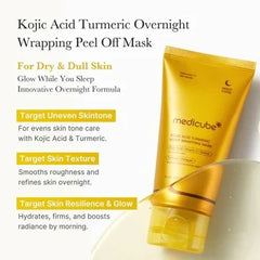 Medicube Kojic Acid Turmeric Night Wrapping Face Mask 75ml