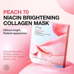 Anua Collagen Mask Peach 70 Niacin Brightening
