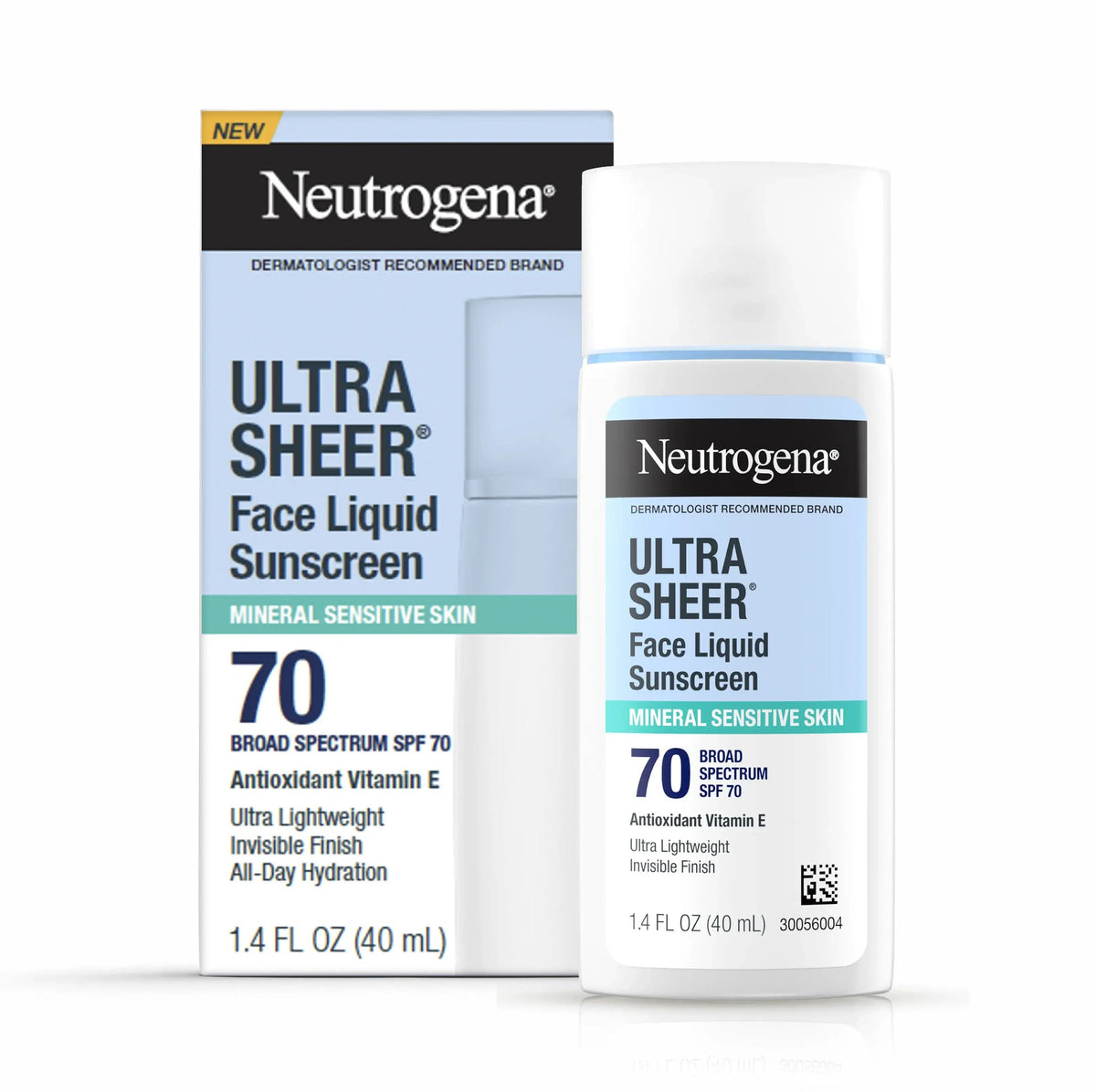 Neutrogena Ultra Sheer Face Liquid Mineral Sunscreen 40ml