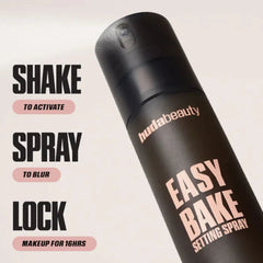 HUDA BEAUTY - Easy Bake Blurring Setting Spray with 16-Hour Wear - 100ML