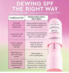 Glow Recipe Watermelon Glow Niacinamide Dew Balm Face Sunscreen Stick-SPF 45
