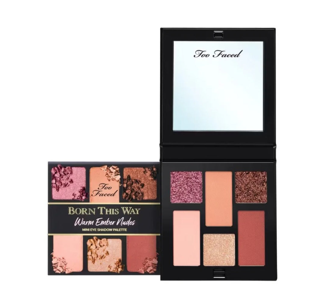 TOO FACED – Mini Born This Way Eyeshadow Palette – Warm Ember Nudes