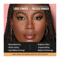 HUDA BEAUTY - Easy Bake Airbrush Matte Pressed Setting Powder